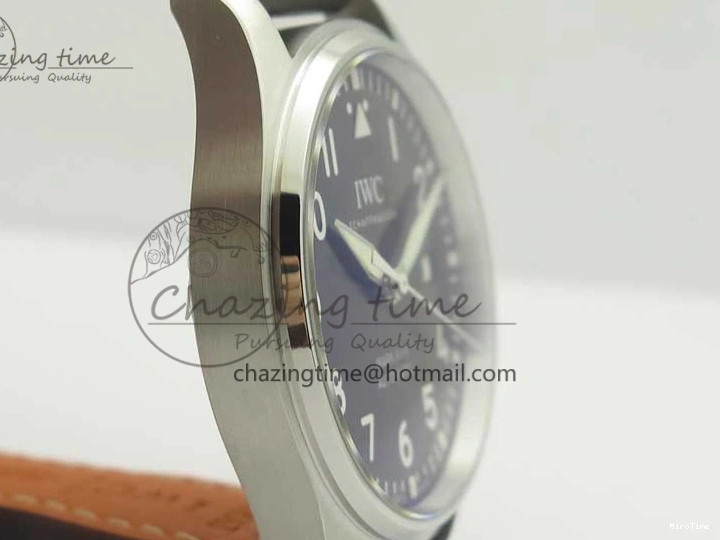 MIROTIME 0310 Practical MARK XVIII ANTOINE DE SAINT EXUPÉRY IW327003 SS MKS 1:1 Best Edition on Brown Leather MIYOTA 7193